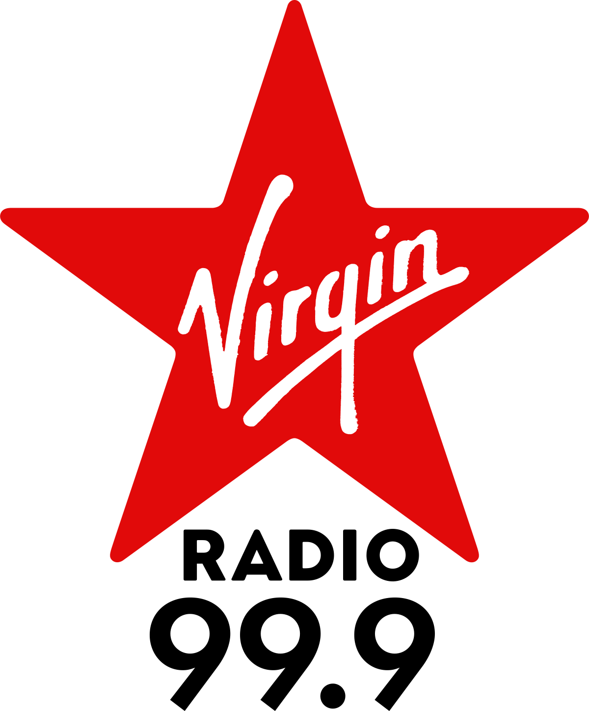 Virgin Radio 99.9 logo.