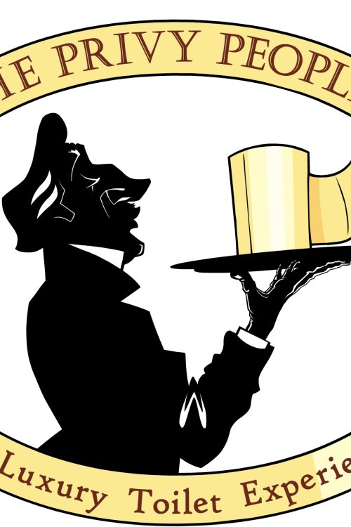 Text: The Privy People, A Luxury Toilet Eperience