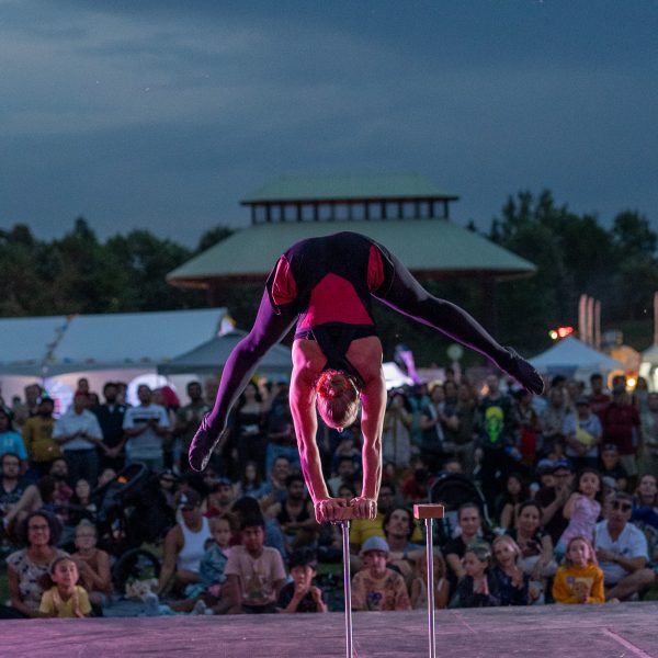 Buskerfest 2023, Street Circus, Performers, Buskers, Woodbine Park, Toronto.
